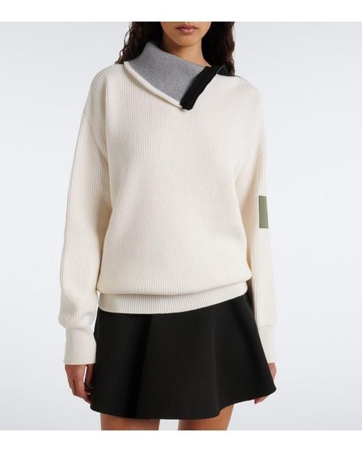 Pullover Double L di Loewe in White