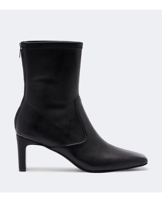 A.Emery Black Torres Leather Ankle Boots