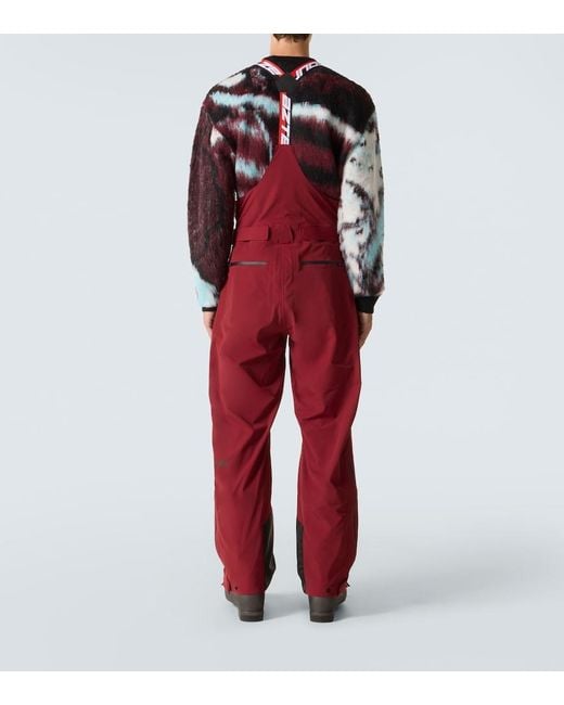 Aztech Mountain Red Hayden Ski Salopettes for men