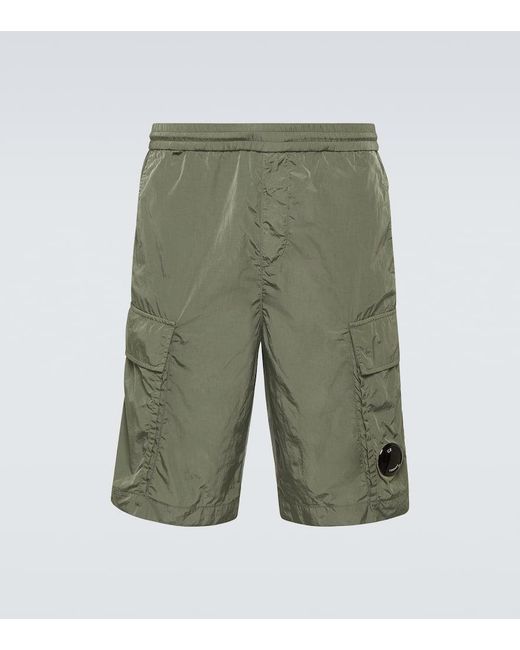 C P Company Cargo-Shorts aus Taft in Green für Herren