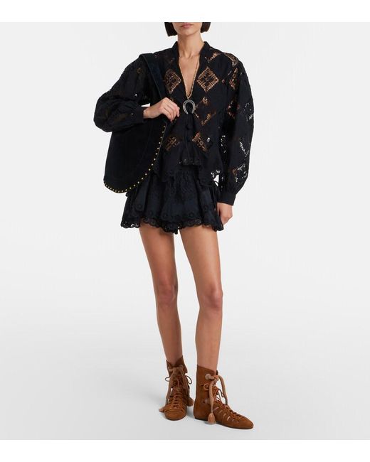 Isabel Marant Brown Liade Suede Lace-Up Ankle Boots