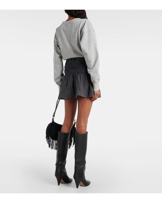 Minifalda Pacifica de algodon Isabel Marant de color Black