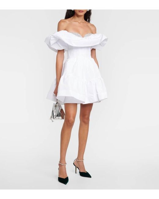 Bridal - Miniabito Mallory di Rebecca Vallance in White
