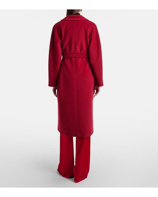 Max Mara Red 101801 Icon Wool And Cashmere Coat