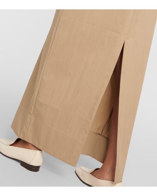Co. Natural Off-Shoulder Tton-Blend Maxi Dress