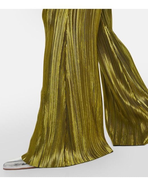 Galvan Green Nuage Pleated Pants