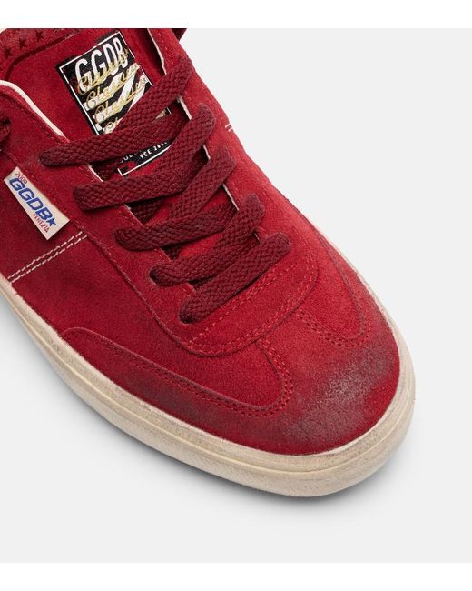 Golden Goose Deluxe Brand Red Soul Star Suede Sneakers