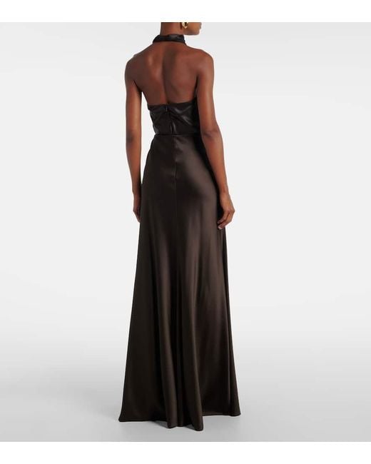 Gonna Lunga Masina di Ralph Lauren in Brown