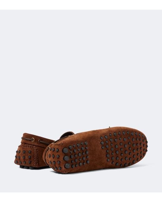 Tom Ford Brown Rod Suede Driving Shoes for men