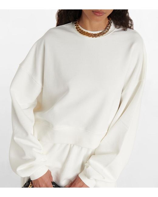 Wardrobe NYC White X Hailey Bieber Hb Cotton Fleece Sweatshirt