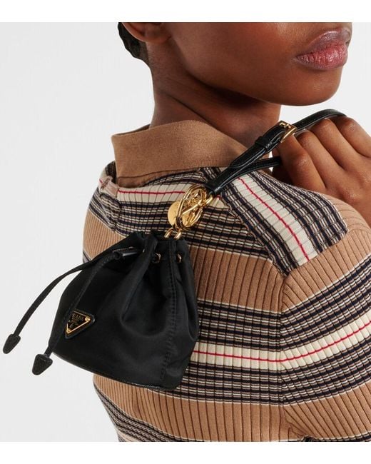 Charm Per Borsa di Prada in Black