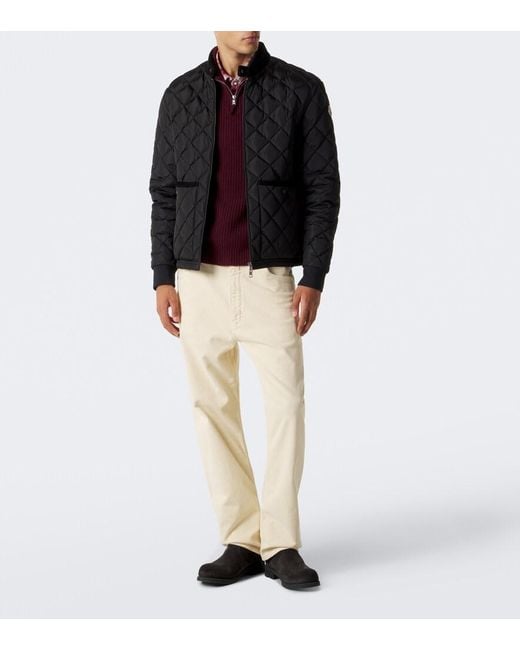 Moncler Black Eclal Quilted Down Jacket for men