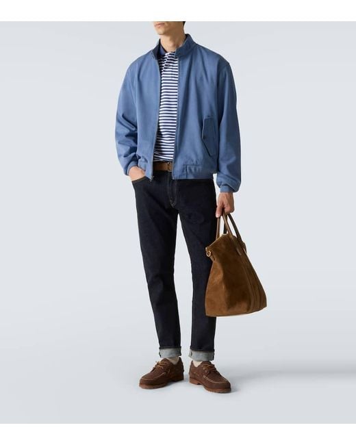 Polo Ralph Lauren Blue Bedford Cotton Chino Jacket for men