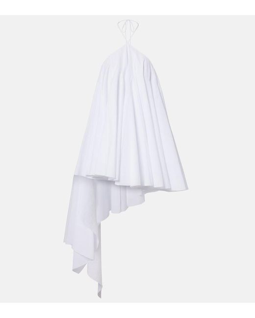 Vestido Mini Triangle Jacquemus de color White