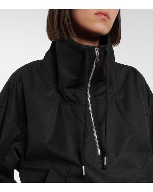 Agolde Black Cotton-Blend Jacket