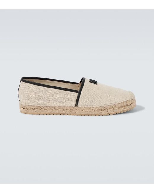 Dolce & Gabbana White Salt&Pepper And Nappa Espadrilles for men
