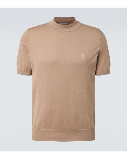 Brunello Cucinelli Natural Cotton Sweater for men