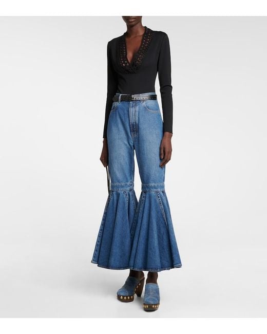 Alaïa Blue Alaïa Le Sabot Clogs