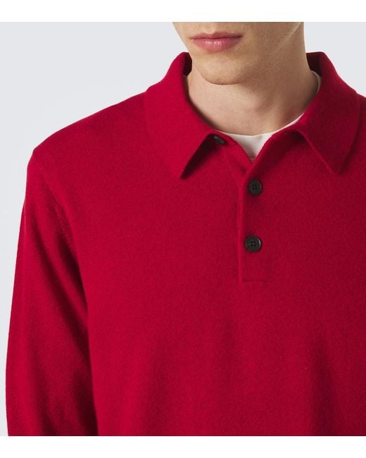 Polo di Sunspel in Red da Uomo