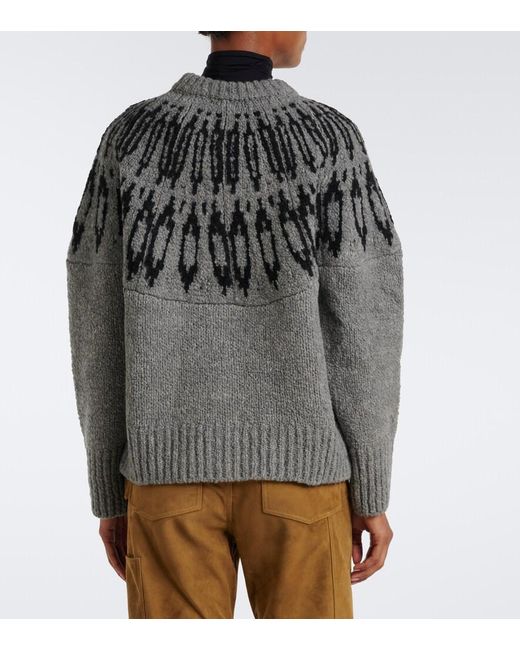 Altuzarra Gray Coleman Fair Isle Wool Sweater