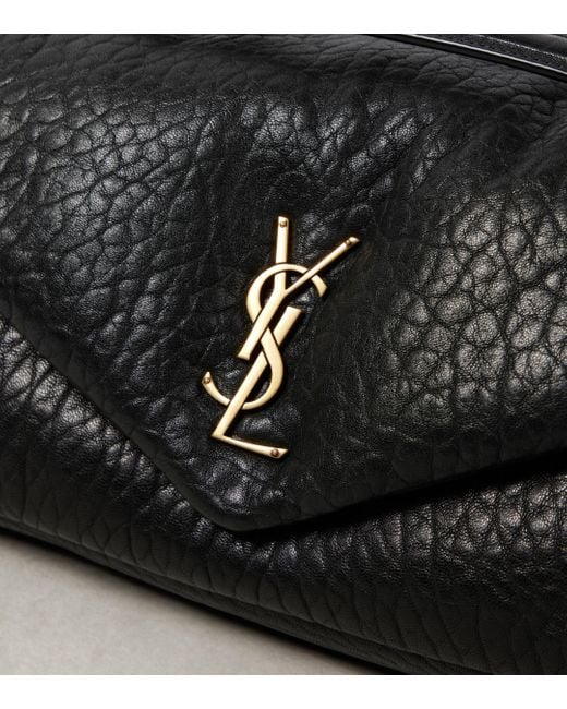 Saint Laurent Black Calypso Medium Leather Shoulder Bag