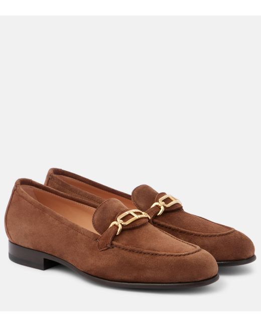 Tom Ford Brown Whitney Suede Loafers