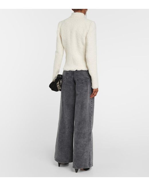Isabel Marant White Jacke Graziae Aus Tweed