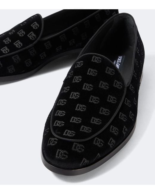 Dolce & Gabbana Black 'Vivaldi' Loafers for men