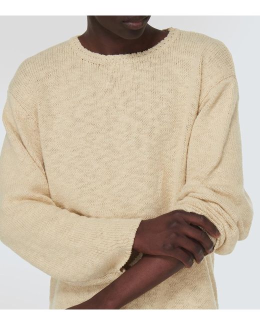 Jersey De Algodon Commas de hombre de color Natural