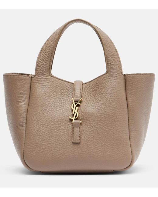 Bolso Le 5 A 7 Bea Baby De Piel Saint Laurent de color Brown