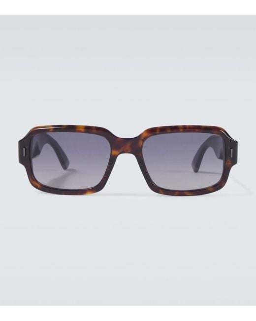 Dior Brown Diortailoring S2I Rectangular Sunglasses for men