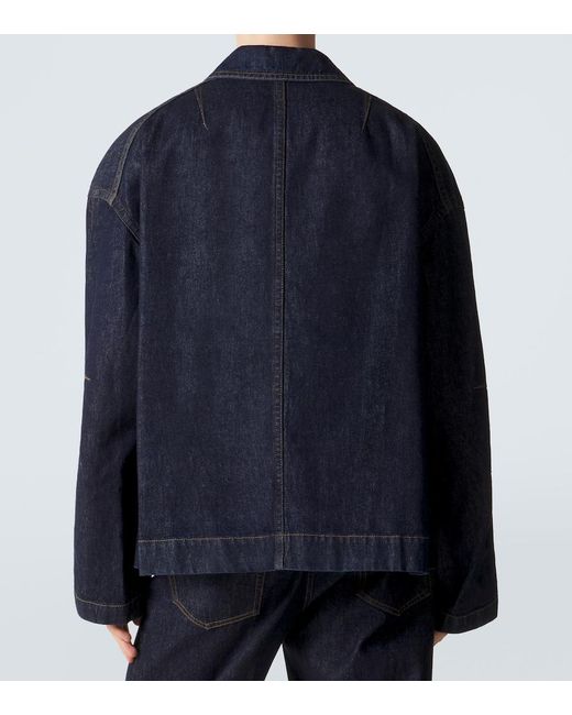 Dries Van Noten Blue Denim Jacket for men