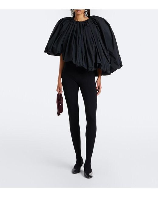Top Asimetrico Drapeado Magda Butrym de color Black
