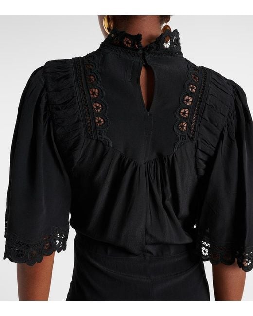 Isabel Marant Black Kleid Elidia