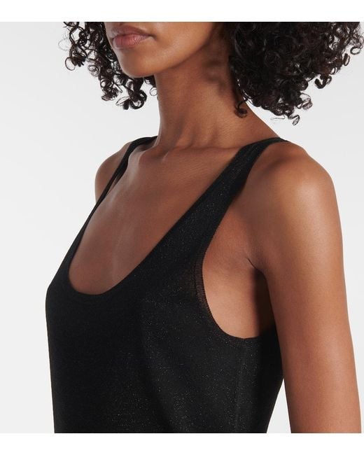Saint Laurent Black Top Aus Strick