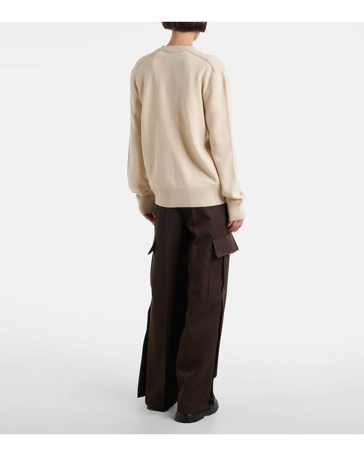 Burberry Natural Wool Cardigan