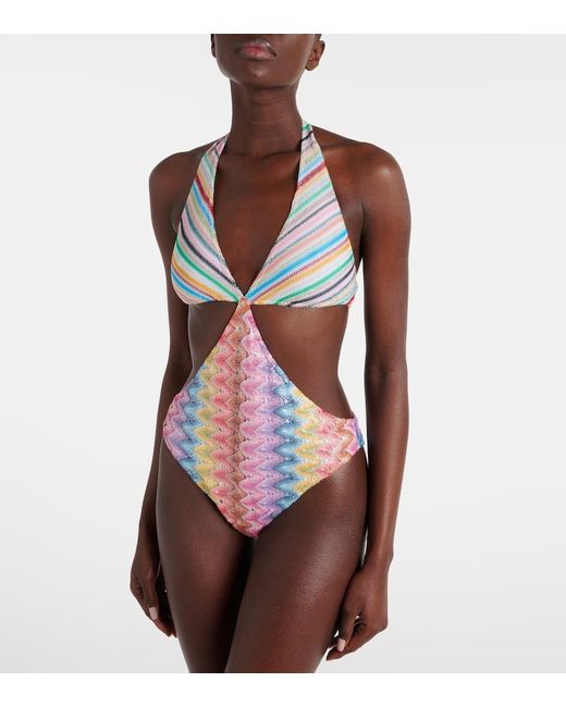 Maillot De Bain Zig Zag Missoni en coloris White