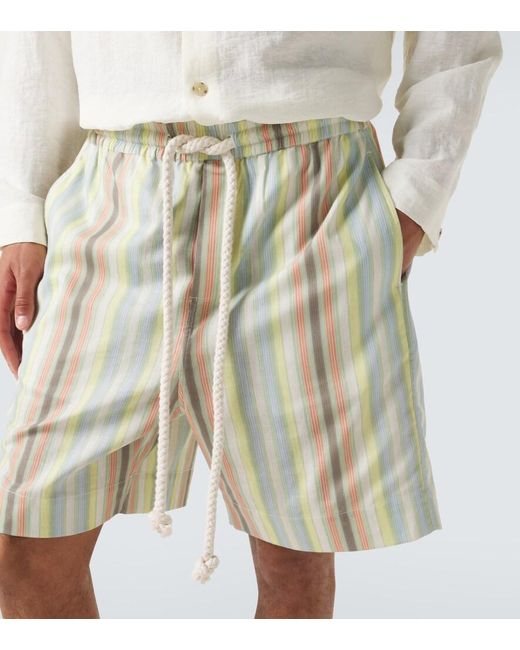 Bermuda di Commas in White da Uomo
