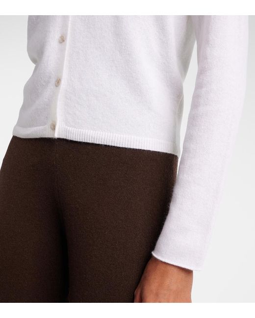 Jardin Des Orangers White Cashmere Cardigan
