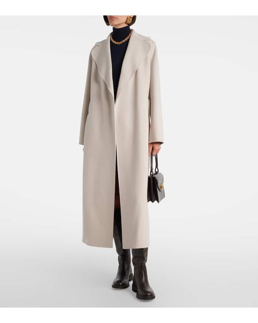 Max Mara Natural Mantel Poldo Aus Wolle