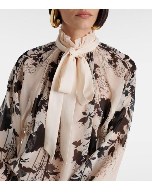 Blouse Cerere En Soie A Fleurs LaDoubleJ en coloris Multicolor