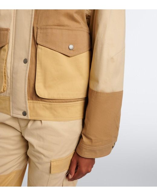 Isabel Marant Natural Risla Patchwork Cotton Jacket