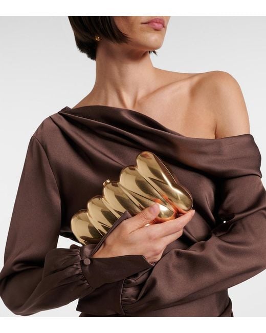 Clutch Reya di Jonathan Simkhai in Natural