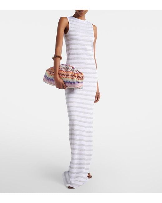 Clutch Zigzag Large di Missoni in Pink