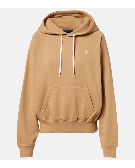 Polo Ralph Lauren Natural Cotton-Blend Jersey Hoodie