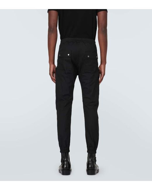 Pantalones deportivos Bauhaus de algodon Rick Owens de hombre de color Black