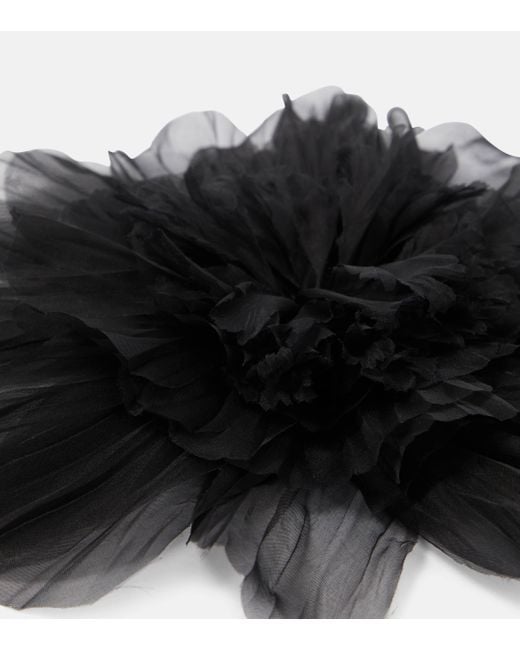 Broche en soie Nina Ricci en coloris Black