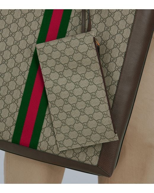 gucci ophidia soft gg supreme large tote