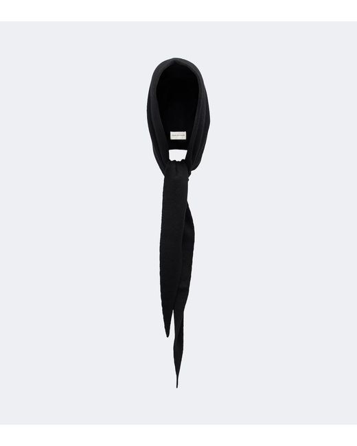 Nour Hammour Black Niale Cashmere Hood