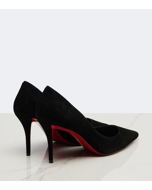 Christian Louboutin Black Miss Z Suede Pumps